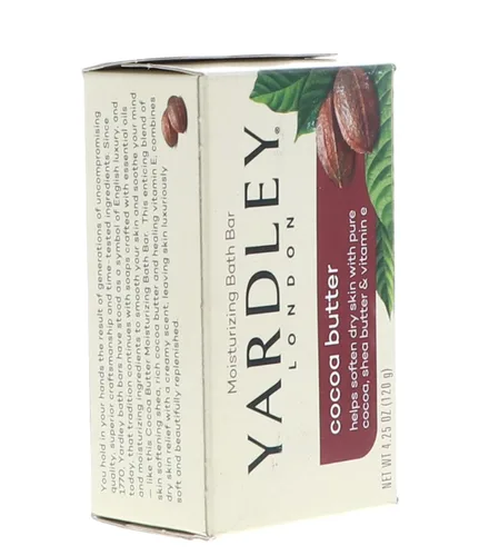 Vista 4 de Yardley Barra de baño de manteca de cacao 4 oz (paquete de 2)