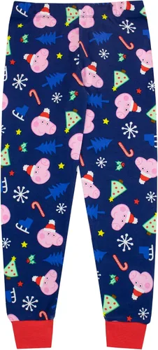 Vista 4 de Peppa Pig Pijama de Navidad para niños George Pig