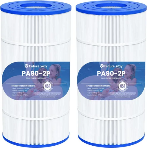 Vista 10 de Future Way Cartucho de filtro de piscina C900 de repuesto para Hayward C900, reemplazo Pleatco PA90, Hayward CX900RE, Unicel C-8409, 90 pies