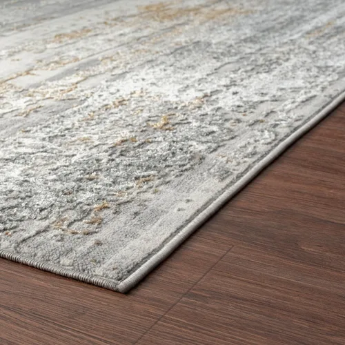 Vista 5 de LUXE WEAVERS Florance Collection 86010 - Alfombra de área moderna dorada de 8 x 10