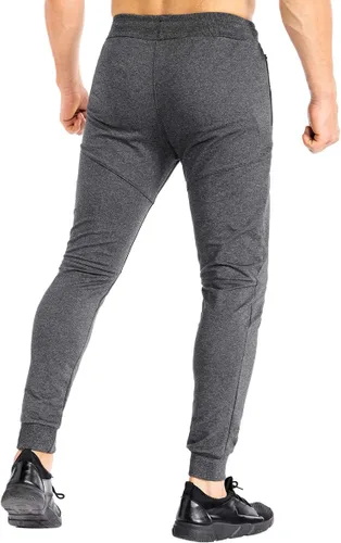 Vista 4 de ZENWILL Pantalones de entrenamiento cónicos para hombre, pantalones deportivos de entrenamiento ajustados con bolsillos con cremallera