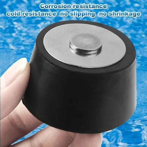 Vista 3 de Enchufe de invierno para piscina de 1.5 a 2 pulgadas, tapones de expansión de invierno para piscina con tornillo SS, pernos de acero inoxidable