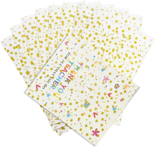 Vista 36 de 100 bolsas de regalo con estampado de estrellas de 3 x 5 pulgadas, bolsas de regalo de celofán, bolsas de regalo de celofán, bolsas de regalo