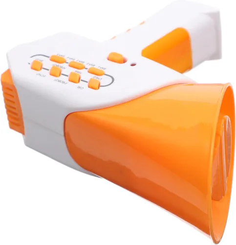 Vista 9 de Kisangel Cambiador de voz de megáfono para niños, 1 unidad, juguete divertido para cambiar, megáfono, fiesta, broma, juguete (sin batería) Scream