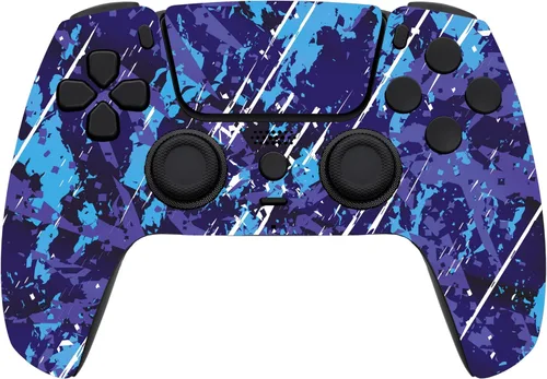 Vista 20 de Custom Wireless Controller Compatible with PS5 - Multiple Designs Available (Abstract Fusion)