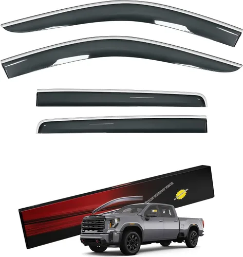 Vista 7 de Sze Protectores de Lluvia Compatibles con RAV4 2019-2023 2024 2025 Deflectores de Ventana Lateral Protectores de Lluvia RAV4 Protector Deflector