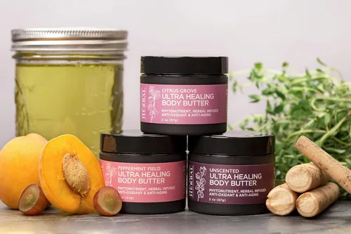 Vista 3 de Ora's Amazing Herbal Crema corporal ultra curativa, crema hidratante intensiva de karité para pieles extremadamente secas, aceite esencial relajante