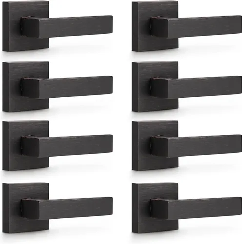 Vista 179 de KNOBWELL - Juego de cerradura con 1 picaporte resistente para puertas de una cara, ideal para puertas interiores reversibles, 0.93 libras