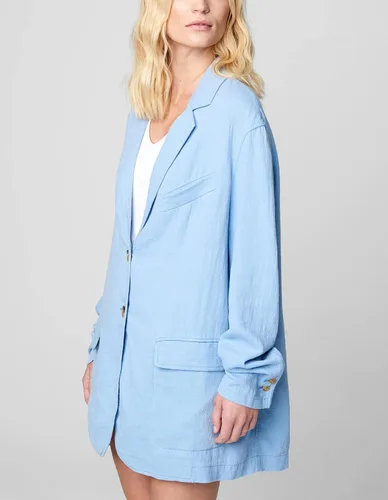 Vista 2 de BLANKNYC Ropa de lujo para mujer de gran tamaño con bolsillos, abrigo cómodo y elegante
