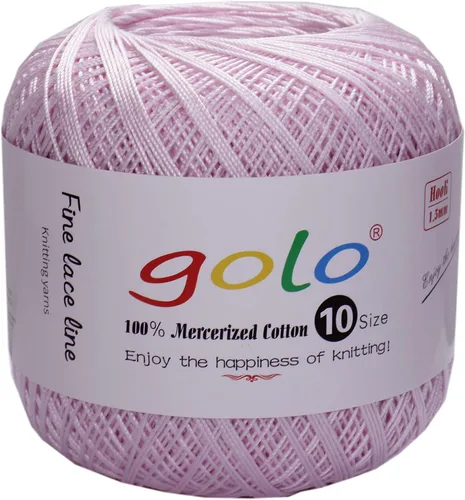 Vista 6 de Golo - 3 bolas de hilo de ganchillo tamaño 10, hilo de crochet para tejer a mano 102