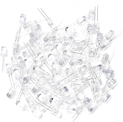 Vista 2 de 1000PCS diodo UV LED DIP 0.118 in diodos claro UV 395nm LED ultravioleta ultravioleta ultravioleta LED