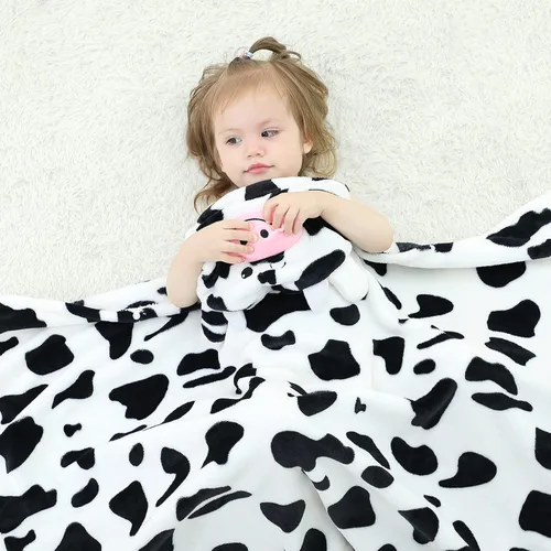 Vista 8 de MICHLEY Manta de bebé con capucha para niños y niñas, con cara de animal para otoño e invierno, de 0 a 3 años