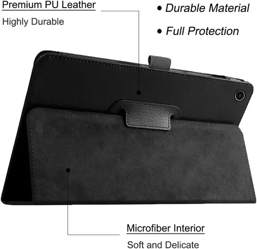 Vista 3 de Funda para Samsung Galaxy Tab A8 de 10.5 pulgadas versión 2022 (modelo SM-X200/X205/X207), funda protectora con soporte para Galaxy Tab A8 de 10.5