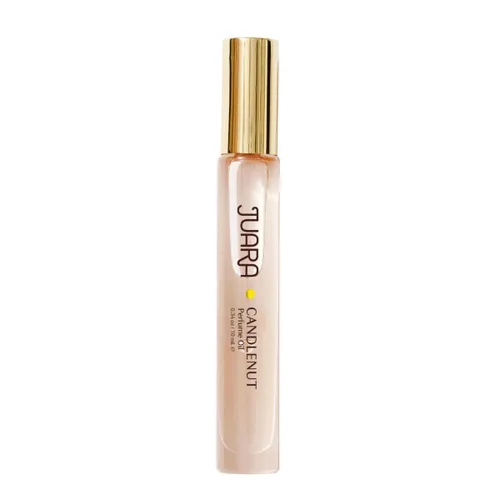 Vista 7 de Juara - Aceite de perfume Candlenut Roll-on Fragancia tropical para mujer Ingredientes naturales Lujo de larga duración Sin alcohol Sin