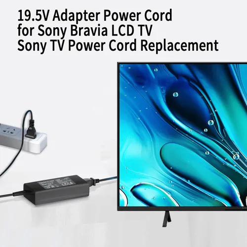 Vista 3 de Adaptador de CA de 19,5 V para Sony Bravia KDL-40 KDL-42 KDL-48 KDL-55 KDL-32 Series KDL-40R510C KDL-40W650D KDL48W590B KDL55W650D KDL48W600B