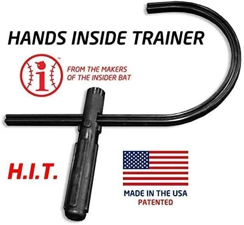 Vista 2 de Insider Bat - Manos interiores Entrenador de béisbol Softbol Entrenador de bateo Ayuda de entrenamiento Accesorio de camiseta de bateo - Fabricado