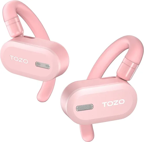 Vista 10 de TOZO O2 Auriculares Inalámbricos True Open Ear Ligeros con Ajuste Multi-Ángulo, Auriculares Bluetooth 5.3 con Diseño de Doble Eje para Comodidad Azul