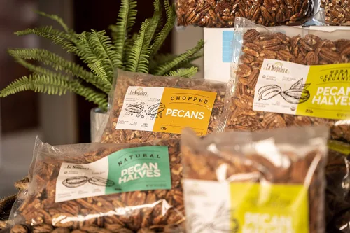 Vista 7 de La Nogalera - 2 libras de nueces picadas sin cáscara. Nueces de pecana crudas, sin cáscara, sin OMG, sin conservantes, sin pasteurizar, certificado