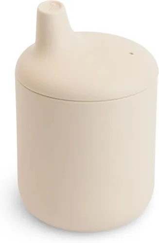 Vista 12 de Mushie - Taza de silicona 100% para bebé 6 meses+ (rosado)