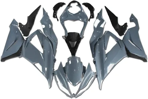 Vista 24 de Carenado negro brillante para Kawasaki Ninja 2013-2018 ZX6R 636 001 Negro Brillante