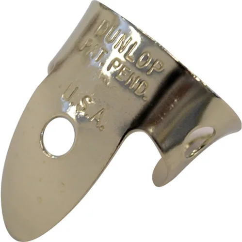 Vista 8 de Jim Dunlop 33P013 .013 pulgadas dedo de plata de níquel y thumbpicks