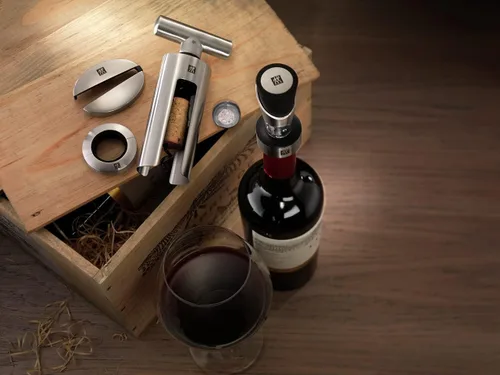 Vista 2 de Zwilling J.A. Henckels - Juego de herramientas de vino de acero inoxidable (4 piezas)