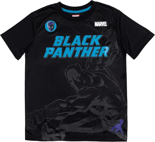 Vista 2 de Marvel Avengers - Conjunto de camiseta de manga corta y pantalones cortos de malla para niños