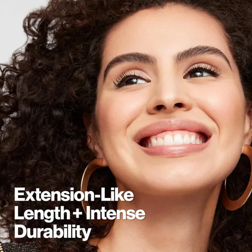 Vista 6 de Revlon ColorStay Xtensionnaire - Suero alargador de pestañas y rímel en uno, cepillo cónico para pestañas de aspecto 2 veces más largo, infundido