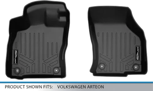 Vista 4 de MAXLINER Alfombrillas de ajuste personalizado para la primera fila Compatible con Volkswagen Arteon 2019-2024