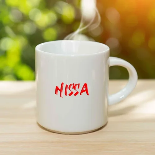 Vista 3 de Nissa Taza de café – Taza de cerámica personalizada con nombre, taza personalizada, regalo personalizado de cumpleaños/Navidad, regalo