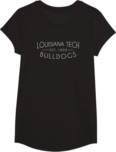 Vista 3 de Camiseta simple de Louisiana Tech Bulldogs, Negro