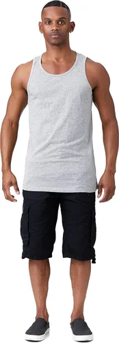 Vista 14 de Remera informal de jersey, sin mangas, lisa, básica (talles hasta 3XL, varios colores), para hombre.