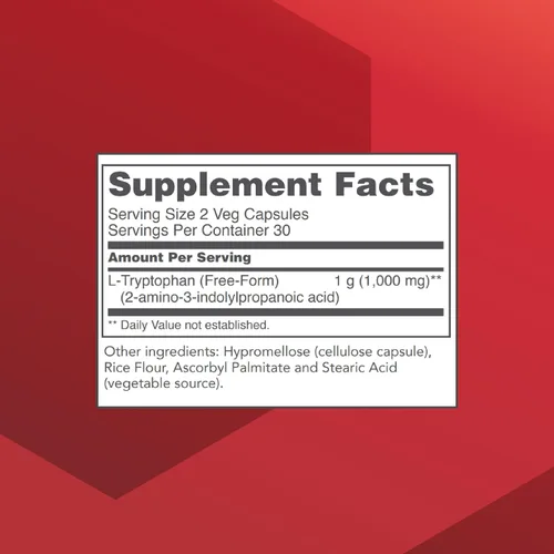 Vista 2 de PROTOCOL FOR LIFE BALANCE L-triptófano 500 mg, alivio del estrés., 60