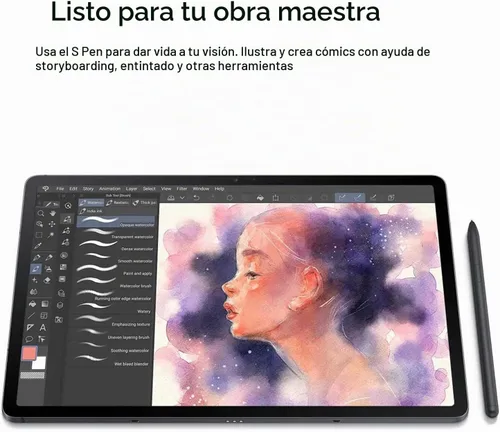 Vista 7 de Galaxy Tab S7 FE Pen para Samsung Galaxy Tab S7 FE S Pen Stylus Pen (negro)