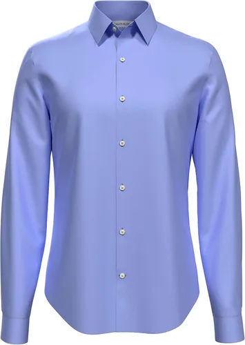 Vista 3 de Calvin Klein Men's Dress Shirt Xtreme Slim Fit Stain Shield Stretch Solid