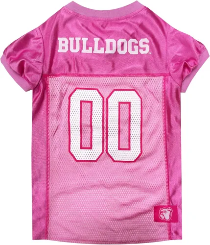 Vista 53 de Pets First Camiseta de la NCAA para perros y gatos, camiseta rosa de California Golden Bears, talla XS. Lindo traje rosa para mascotas