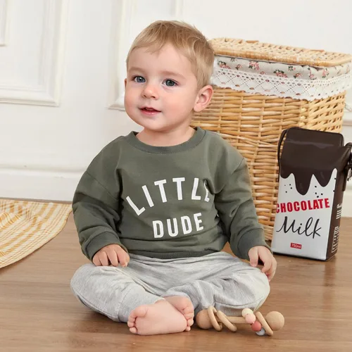 Vista 2 de Murnouche Conjunto de ropa de 2 piezas para bebé niño y niño pequeño