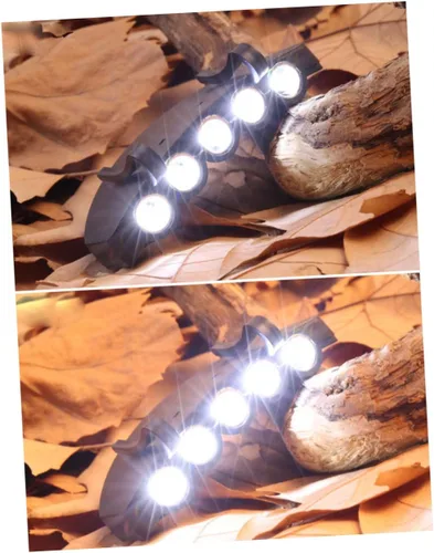 Vista 8 de 5 linternas de faro de sombrero duro, linternas para cabeza, linternas de sombrero con clip en LED giratorio, luz de casquillo giratorio, accesorios