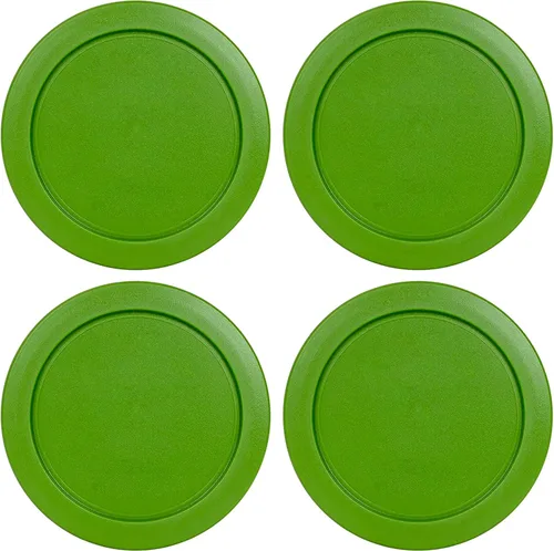 Vista 19 de Tapas de repuesto que se ajustan a los tazones de recipientes de vidrio Pyrex para almacenamiento de alimentos de 4 tazas, tapas redondas