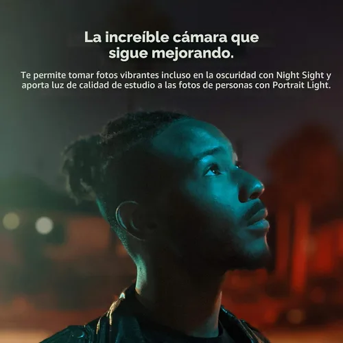 Vista 3 de Google Pixel 5 - Teléfono Android 5G - Resistente al agua - Smartphone desbloqueado con visión nocturna y lente ultra ancha - Solo negro