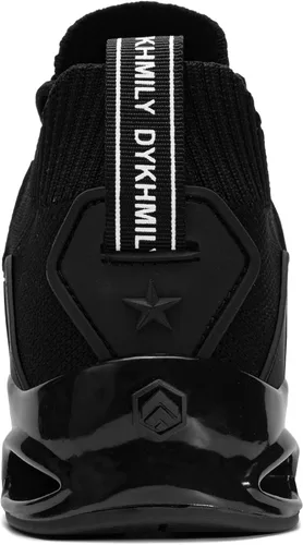 Vista 3 de DYKHMATE Zapatos de punta de acero para hombres y mujeres, zapatillas de seguridad ligeras, tenis con punta de acero, zapatos de trabajo