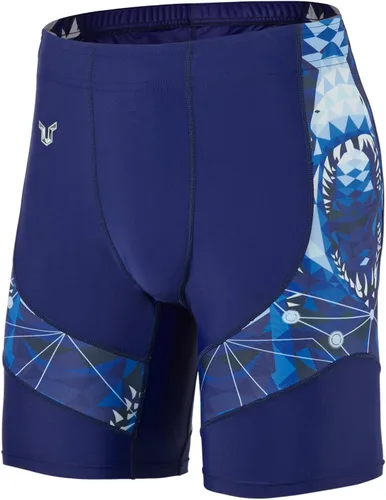 Vista 15 de HUGE SPORTS Shorts Rash Guard de Natación para Hombre Jammer de Natación de Compresión Traje de Baño Activo de Secado Rápido Shorts de Entrenamiento