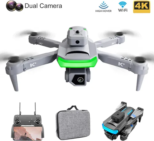 Vista 2 de GoolRC Drone 4K RC Drone de control remoto con cámara Daul 4K 4 lados Evitación de obstáculos Posicionamiento de flujo óptico FPV Quadcopter