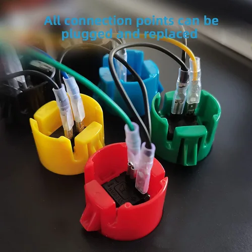 Vista 5 de Fight Sticks PC,Arcade PC Joysticks Fight Stick Street Fighter Video Game Controller Fighting Joystick for PC, Nintendo Switch, NEOGEO Mini, NeoGeo