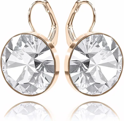 Vista 17 de Hermosos aretes solitarios para mujer - Adornos con cristales austriacos, cierre de palanca, perfectos para cualquier ocasión, regalos ideales