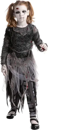 Vista 5 de Spooktacular Creations Disfraz de niña zombi vendaje para fiesta de disfraces de Halloween juegos de rol fiestas temáticas