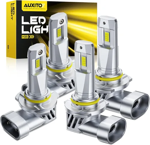 Vista 7 de AUXITO - Bombillas LED H13, 900% más brillantes, 120W, 24000 lúmenes por set, 6500 K, color blanco frío, 9008, bombillas LED, kit de repuesto