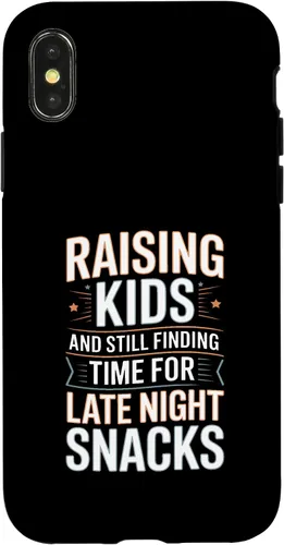 Vista 5 de Raising Kids and Still Finding Time for Late Night Snacks Case for iPhone 17