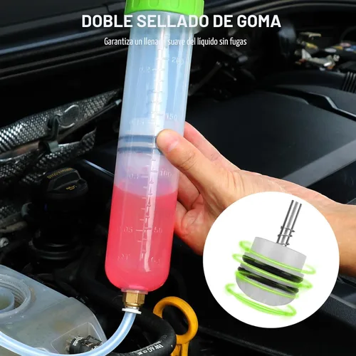 Vista 7 de SWANLAKE Bomba extractora de 200cc, bomba de extracción y llenado, bomba de jeringa de fluido de succión manual al vacío, transferencia de 200ML