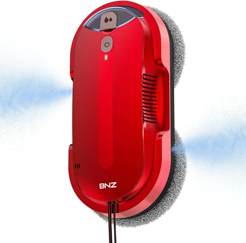 Vista 10 de BNZ Robot Limpiador de Ventanas Inteligente, Limpiador de Ventanas con Turbo Doble y Doble Espray Automático con Múltiple Sistema de Seguridad